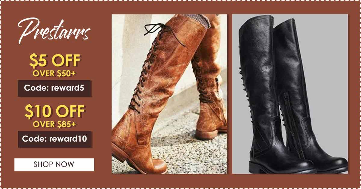 Prestarrs Shoes $5 Off $50+, Code: reward5