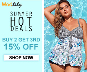 Modlily Summer Hot Deal: Buy 2 Get A 3rd 15% Off!