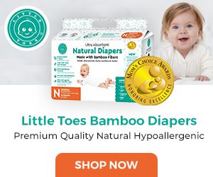 Little Toes Bamboo Diapers 300