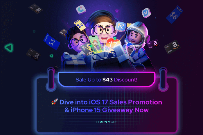 iOS17&iPhone15 Giceaway Sales