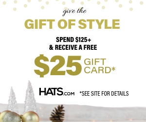 HATS - Hats.com – $25 Gift Card Offer – 11/3 – 11/9/23