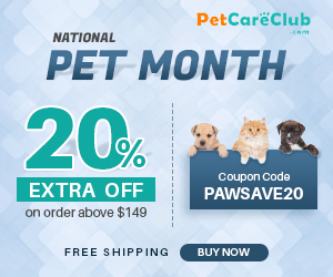 Pamper your Paws with 20% Off + Free Shipping! National Pet Month Special!