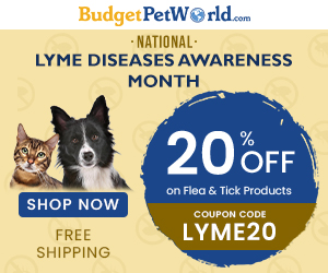 Exclusive Pet Deals on this Lyme Disease Awareness Month- Flat 20% Off + Free Shipping. Use Code: LYME20