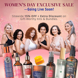 Women's Day Sale is almost here! Enjoy a flat 15% off sitewide – stay tuned!