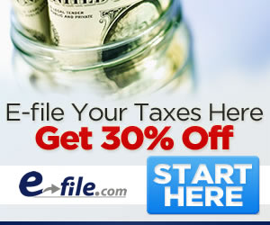 Save 30% at E-file.com