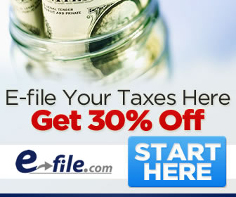 Save 30% at E-file.com