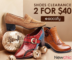 Socofy Shoes Clearance Sale 2 for $40,2 for $55,2 for $65,2 for $75; Expire on: Jan 31, 2019