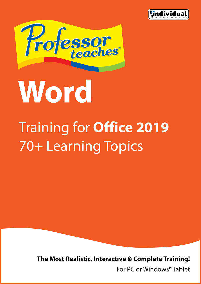 Professor Teaches Word 2019