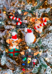 5 Pack of Gremlins 3 Plush Holiday Ornament Set