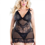 Valentine Lace Babydoll