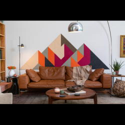Adobe Medium Shaded Mountain || Sound Dampening Pinnable Tiles